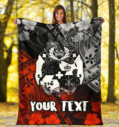Tonga Polynesian Personalised Premium Blanket - Vintage Polynesian Style