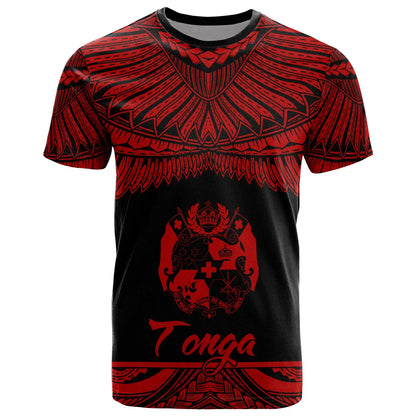 Tonga Polynesian T-Shirt - Tongan Pride Red Version