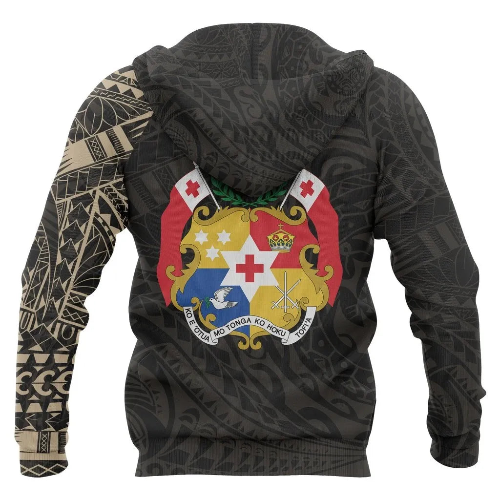 Tonga Hoodie - Tonga Polynesian Tattoo Style