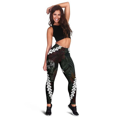 Tonga Polynesian Women Legging - Chain Polynesian