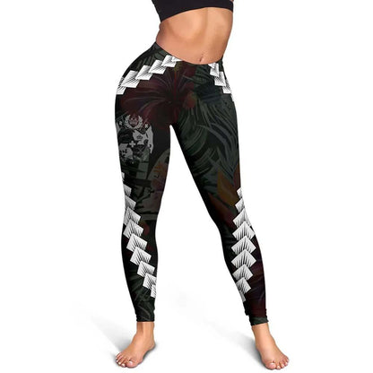 Tonga Polynesian Women Legging - Chain Polynesian