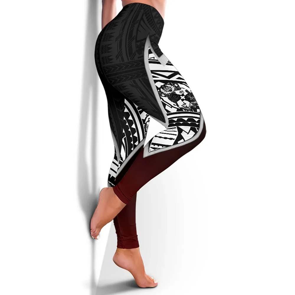 Tonga Polynesian Women Legging - Lighting Piece