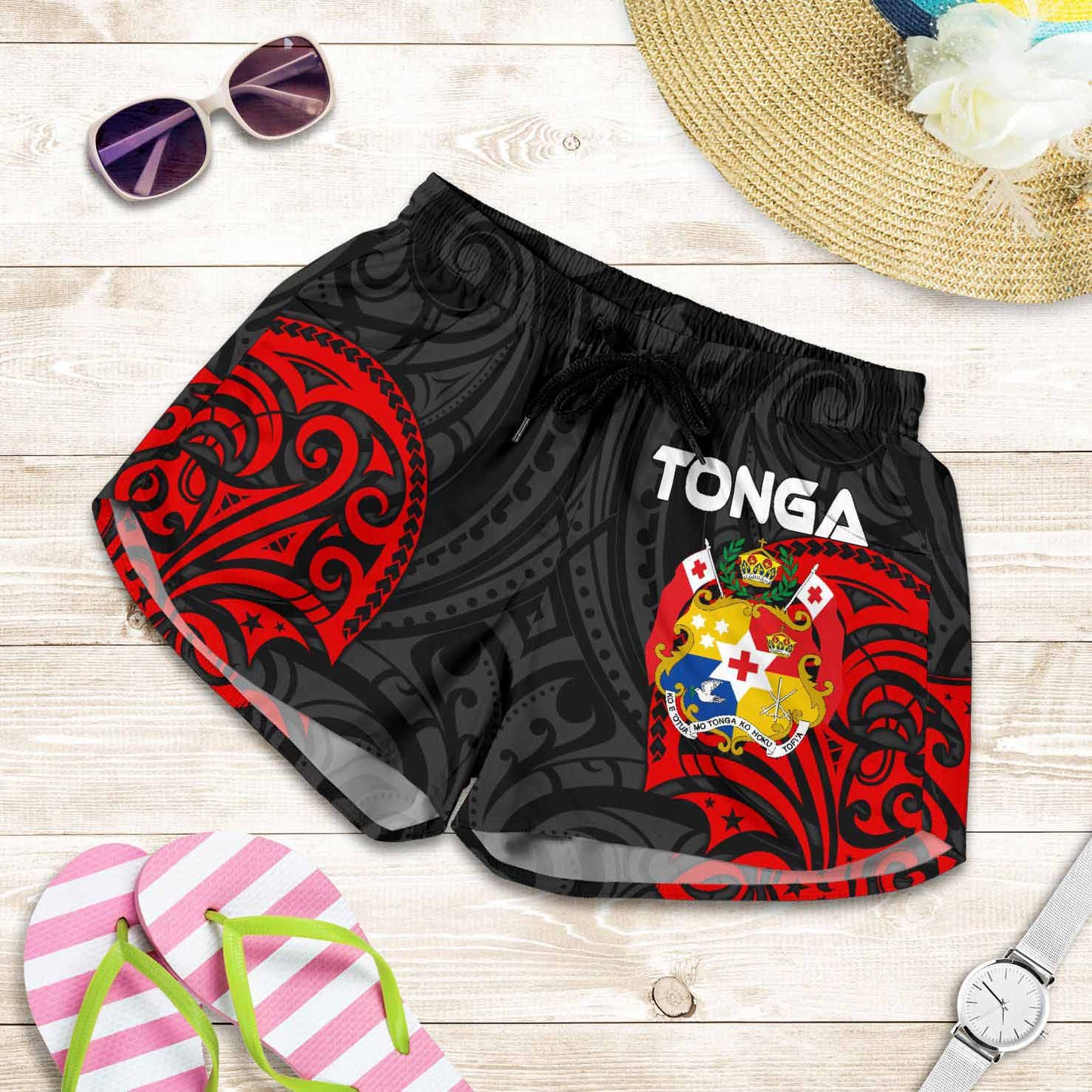 Tonga Polynesian Women Shorts - Tongan Spirit