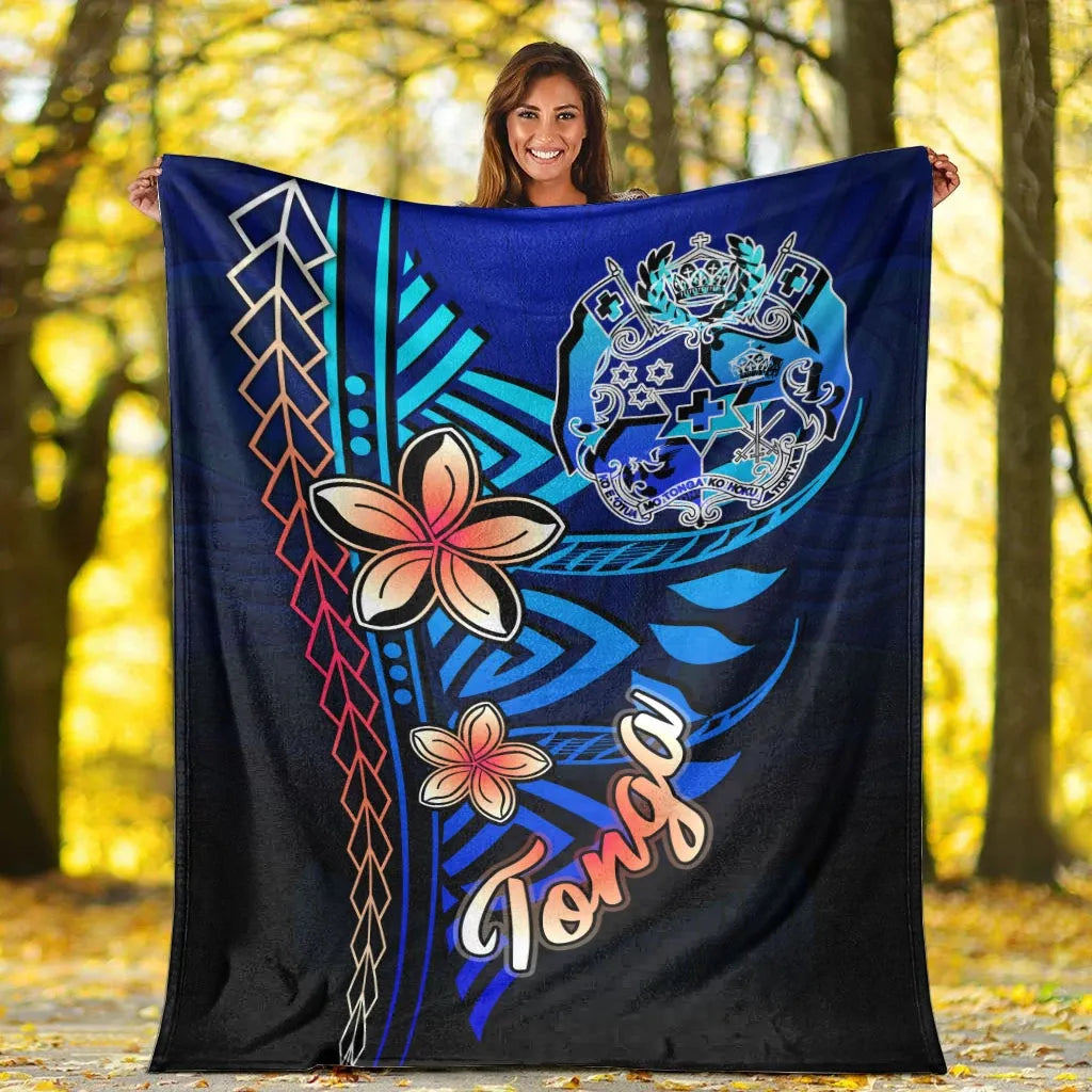 Tonga Premium Blanket - Vintage Tribal Mountain