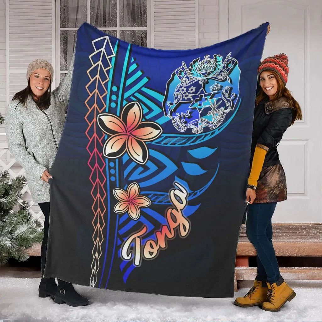 Tonga Premium Blanket - Vintage Tribal Mountain