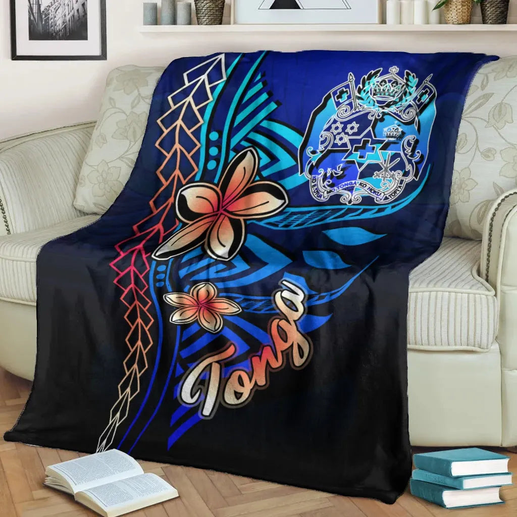 Tonga Premium Blanket - Vintage Tribal Mountain