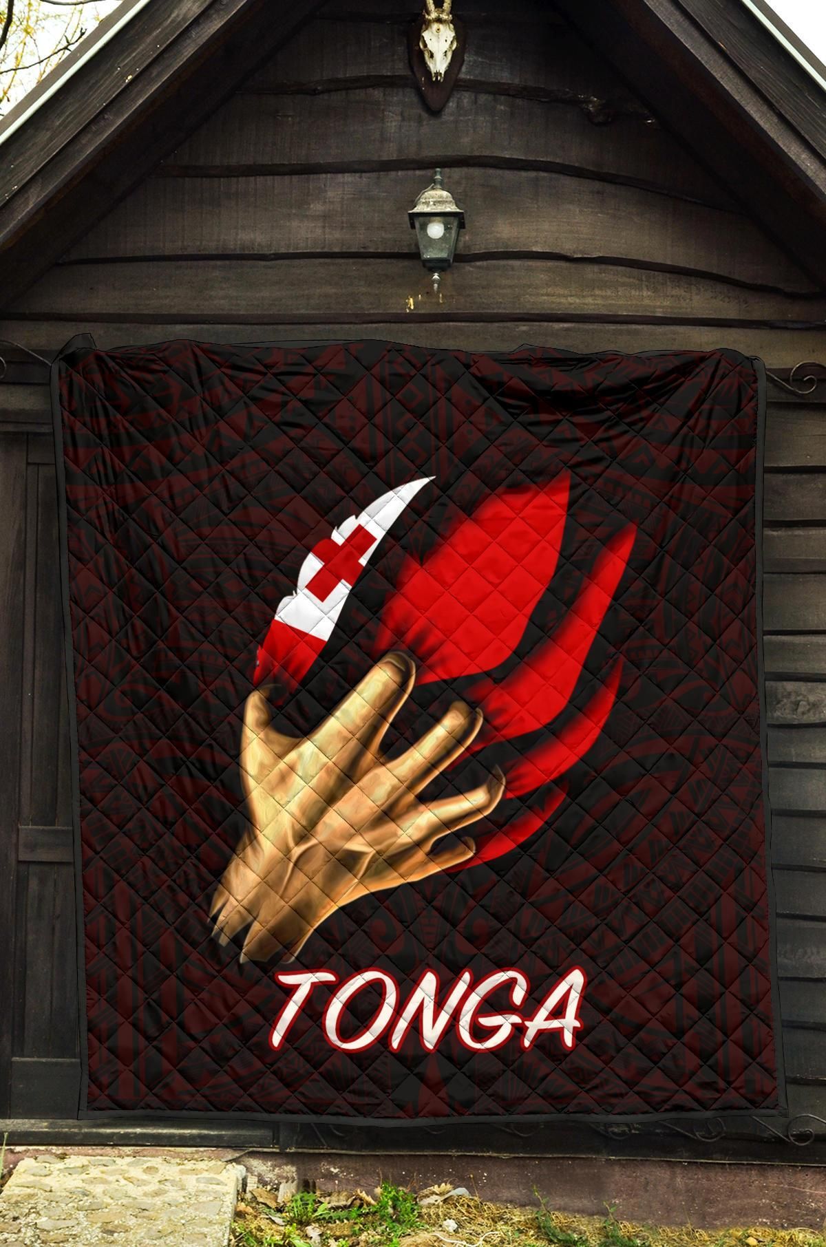 Tonga Premium Quilt - Tonga In Me (Red)