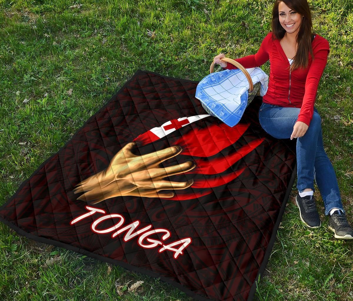 Tonga Premium Quilt - Tonga In Me (Red)