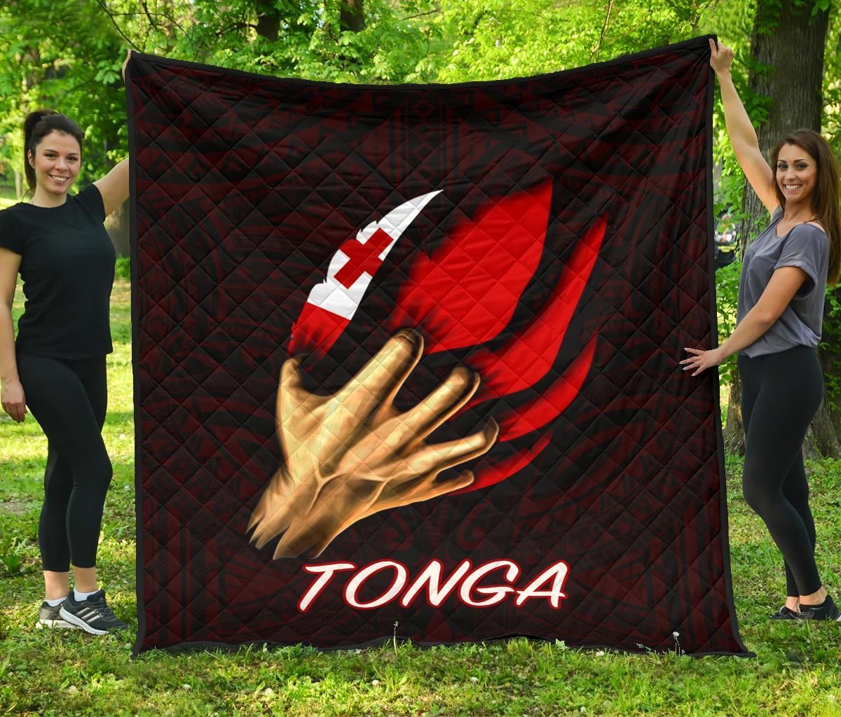 Tonga Premium Quilt - Tonga In Me (Red)