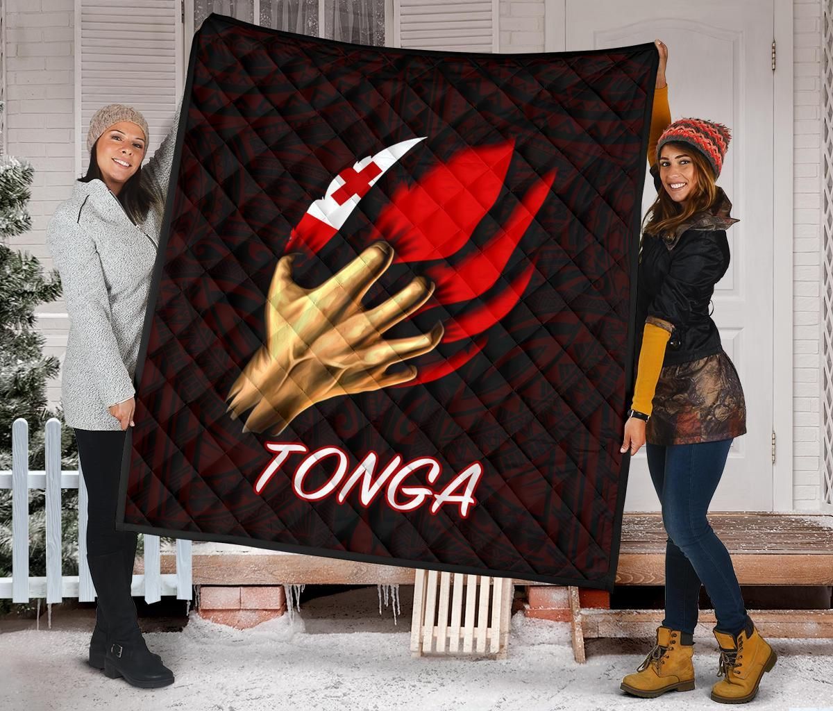Tonga Premium Quilt - Tonga In Me (Red)