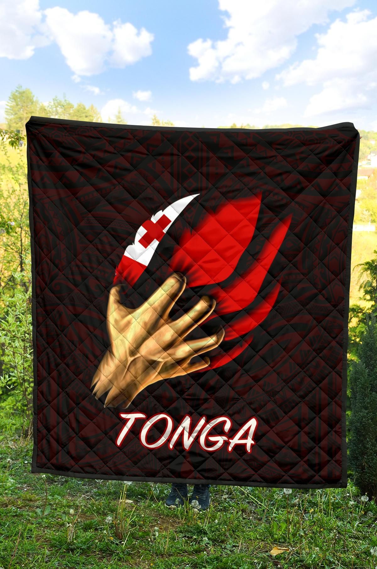 Tonga Premium Quilt - Tonga In Me (Red)