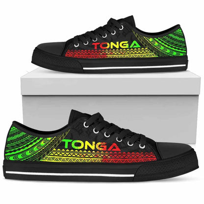 Tonga Low Top Shoes - Polynesian Reggae Chief Version