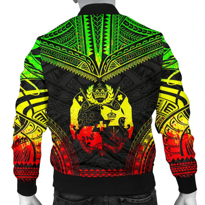 Tonga Polynesian Chief Bomber Jacket - Reggae Version