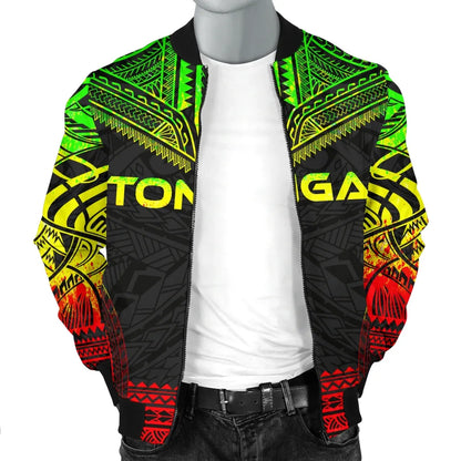 Tonga Polynesian Chief Bomber Jacket - Reggae Version