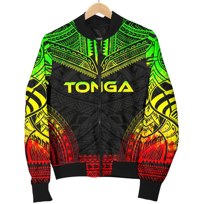 Tonga Polynesian Chief Bomber Jacket - Reggae Version