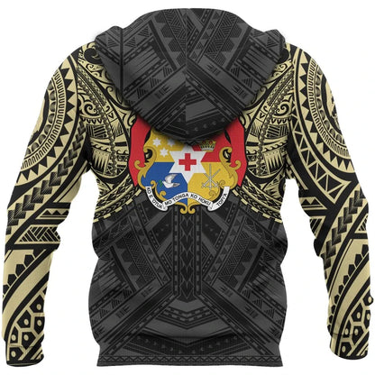 Tonga Pullover Hoodie - Tonga Polynesian Tattoo Style