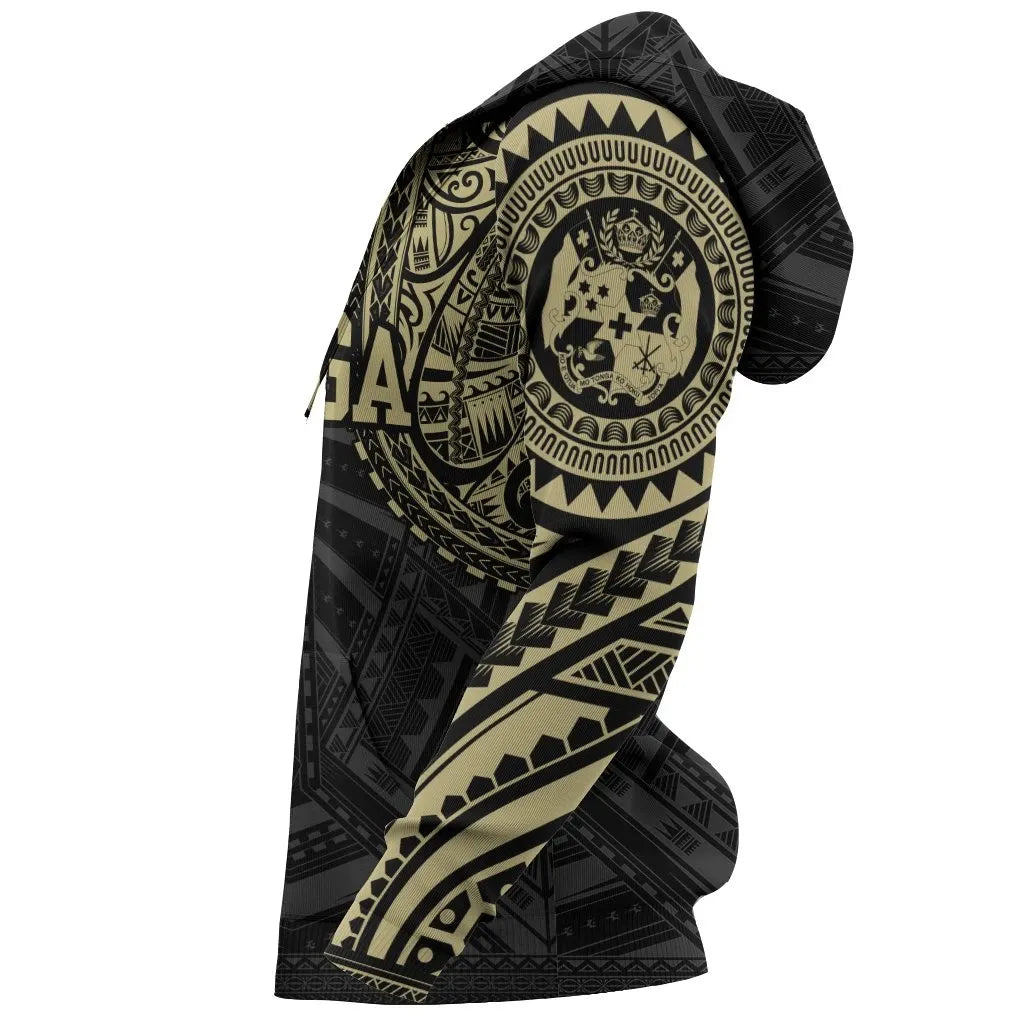Tonga Pullover Hoodie - Tonga Polynesian Tattoo Style