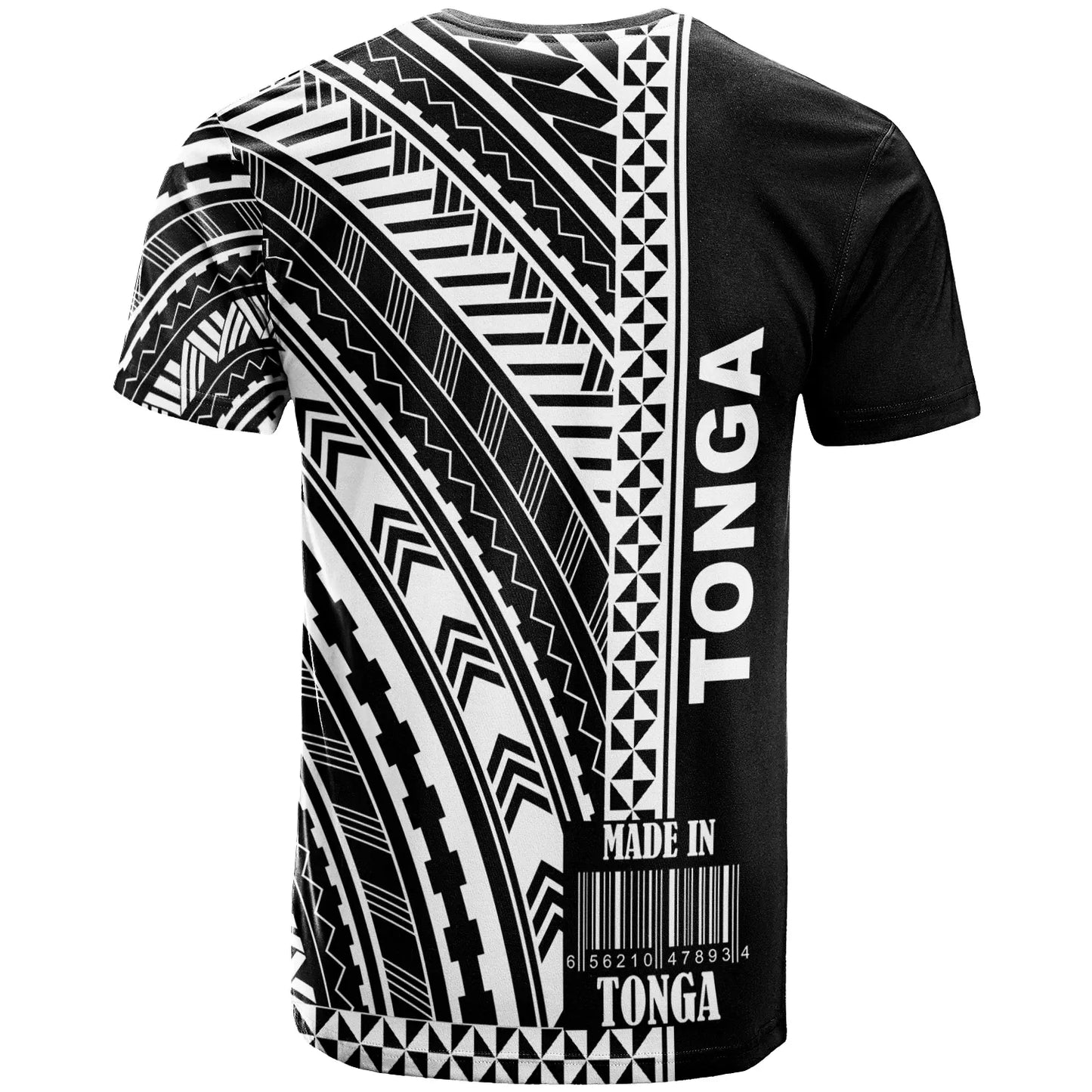 Tonga T-Shirt - Barcode Black Color