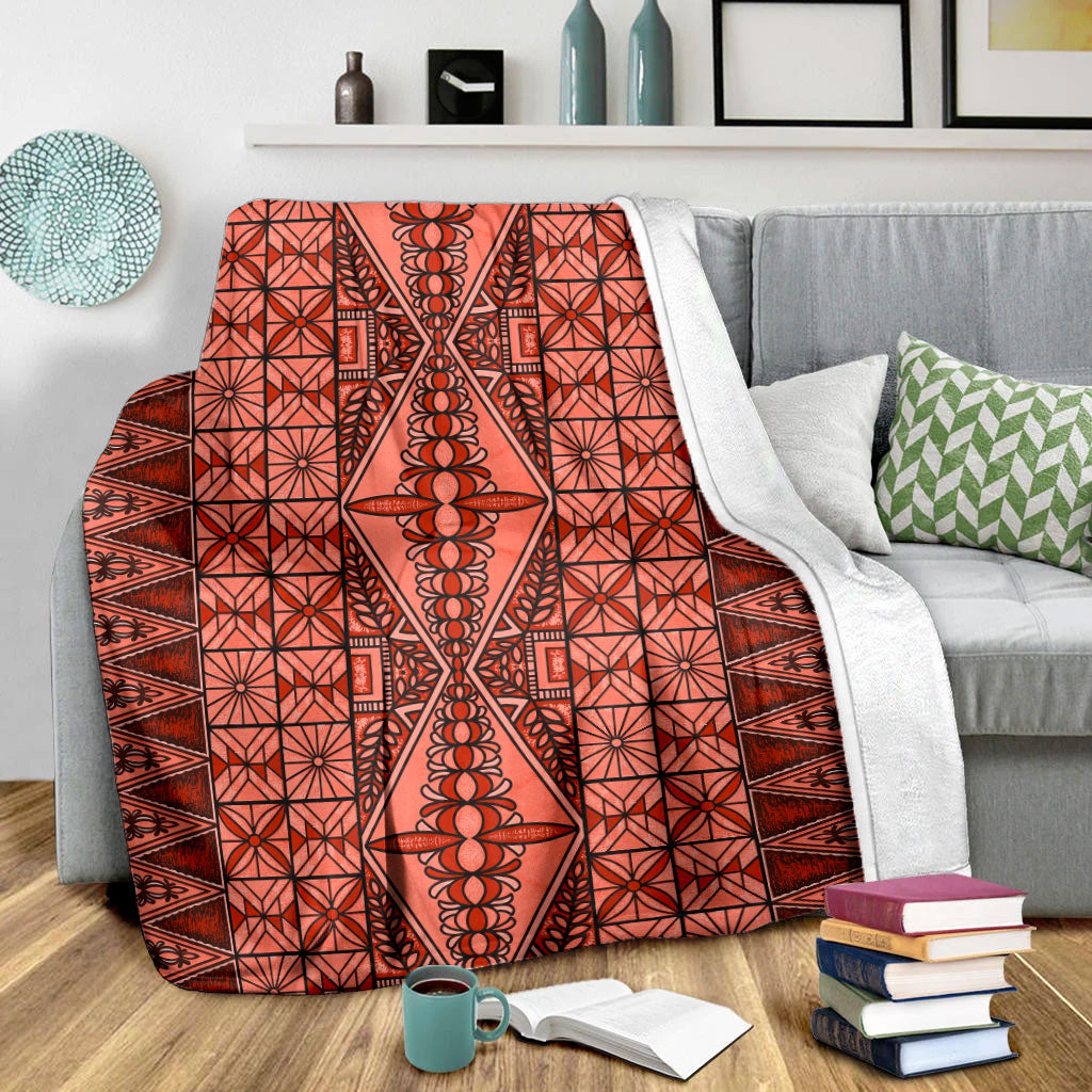 Tonga Premium Blanket Tapa Design