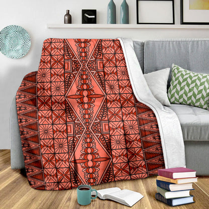 Tonga Premium Blanket Tapa Design