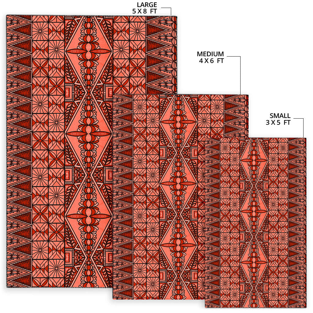 Tonga Area Rug Tapa Design