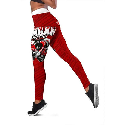 Tongan Strong Polynesian Tattoo Legging