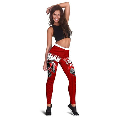 Tongan Strong Polynesian Tattoo Legging