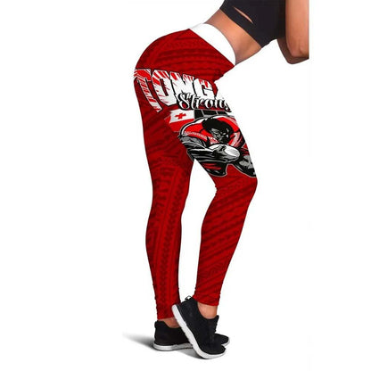 Tongan Strong Polynesian Tattoo Legging