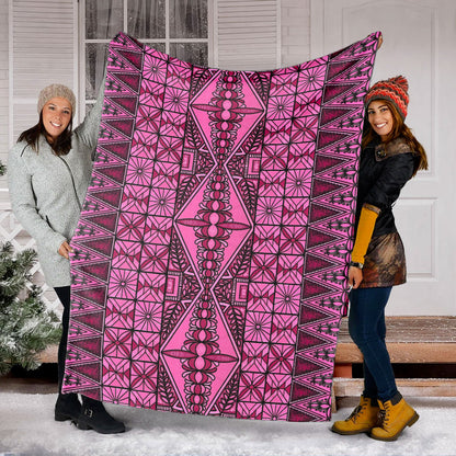 Tonga Premium Blanket Tapa Design
