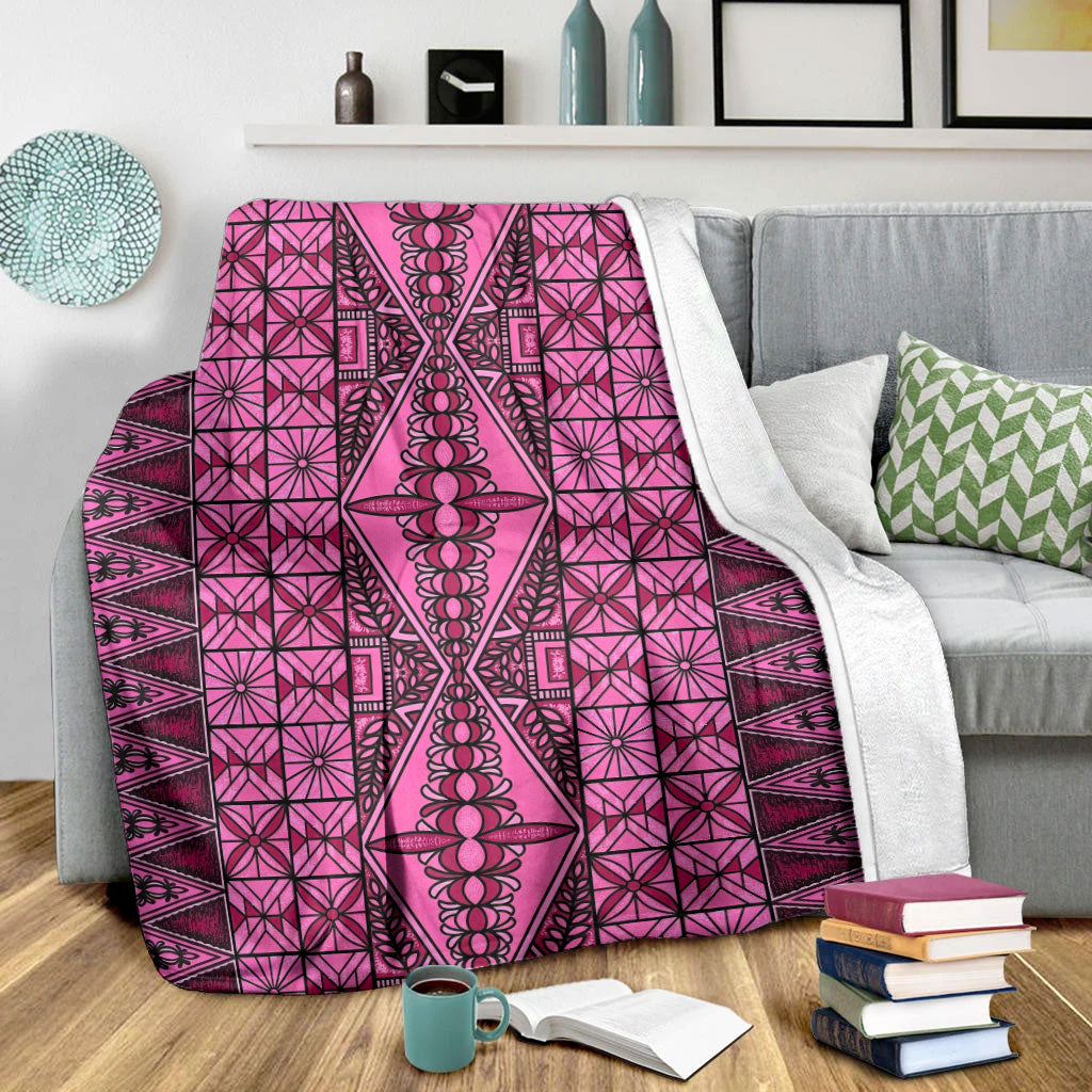 Tonga Premium Blanket Tapa Design