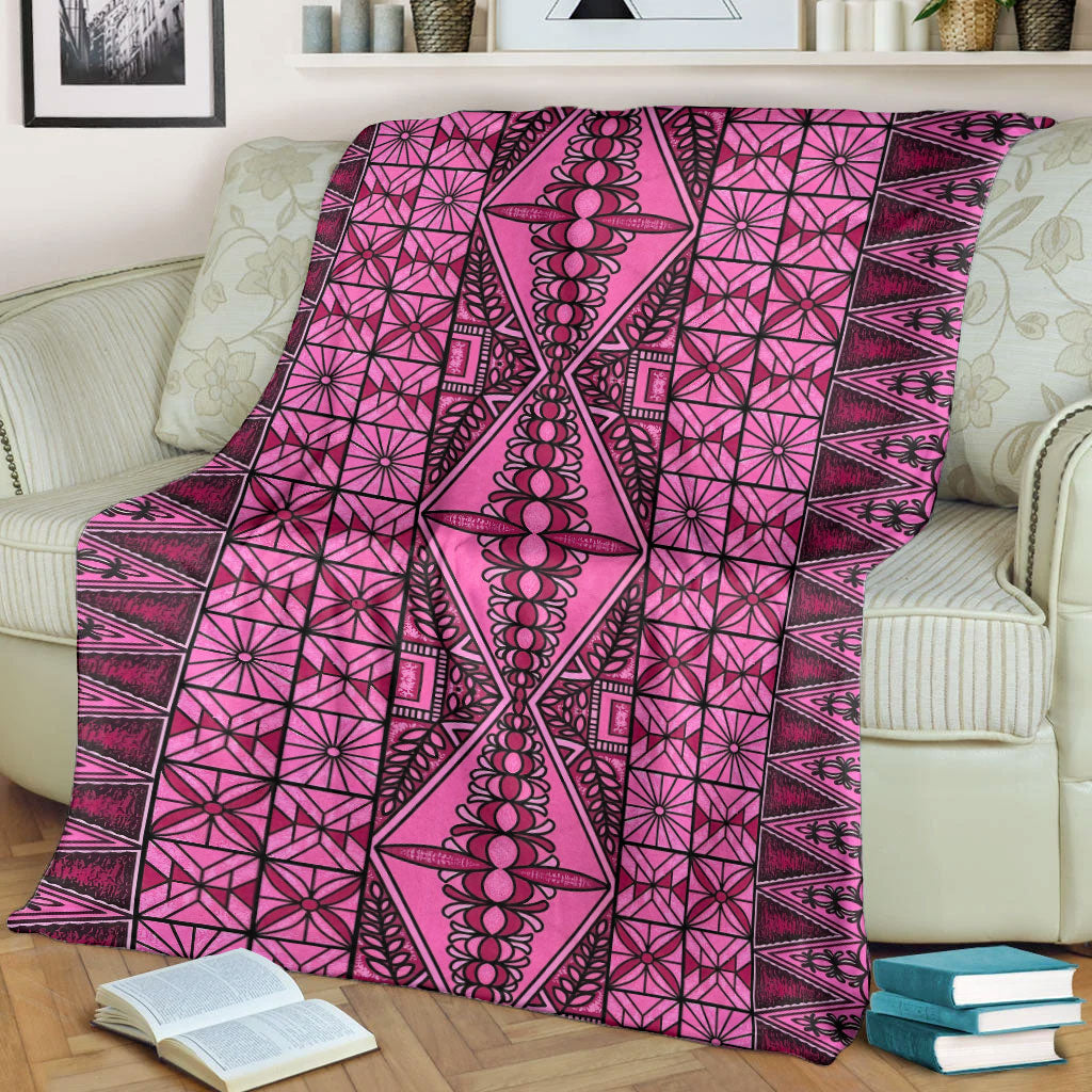 Tonga Premium Blanket Tapa Design