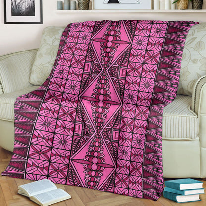 Tonga Premium Blanket Tapa Design