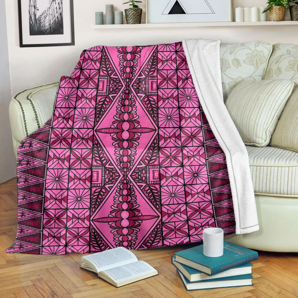 Tonga Premium Blanket Tapa Design