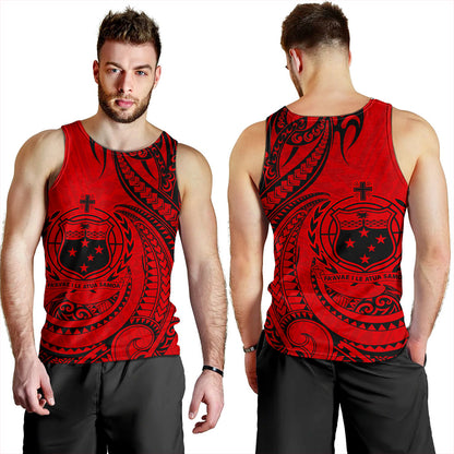 Samoa Tank Top Coat Of Arms Tribal Polynesian Island