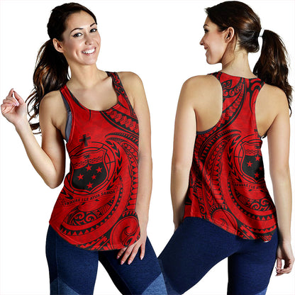 Samoa Women Tank Coat Of Arms Tribal Polynesian Island