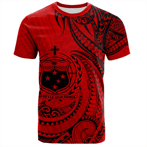 Samoa T-Shirt Coat Of Arms Tribal Polynesian Island