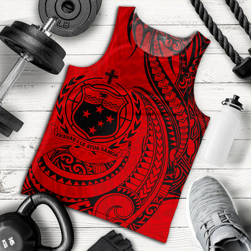 Samoa Tank Top Coat Of Arms Tribal Polynesian Island