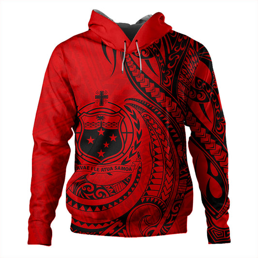 Samoa Hoodie Coat Of Arms Tribal Polynesian Island