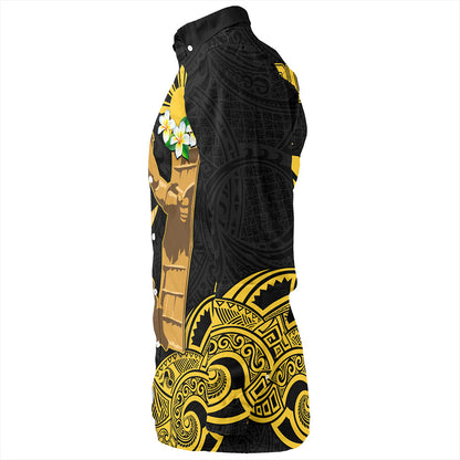 Philippines Filipinos Long Sleeve Shirt Custom Tribal Lapu Lapu With Plumeria Flower