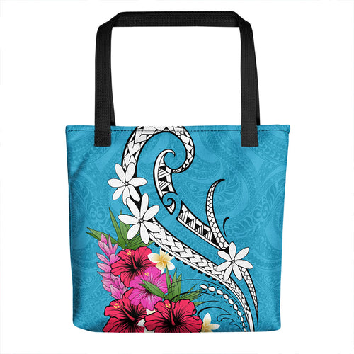 Hawaii Tote Bag Tribal Polynesia Tropical