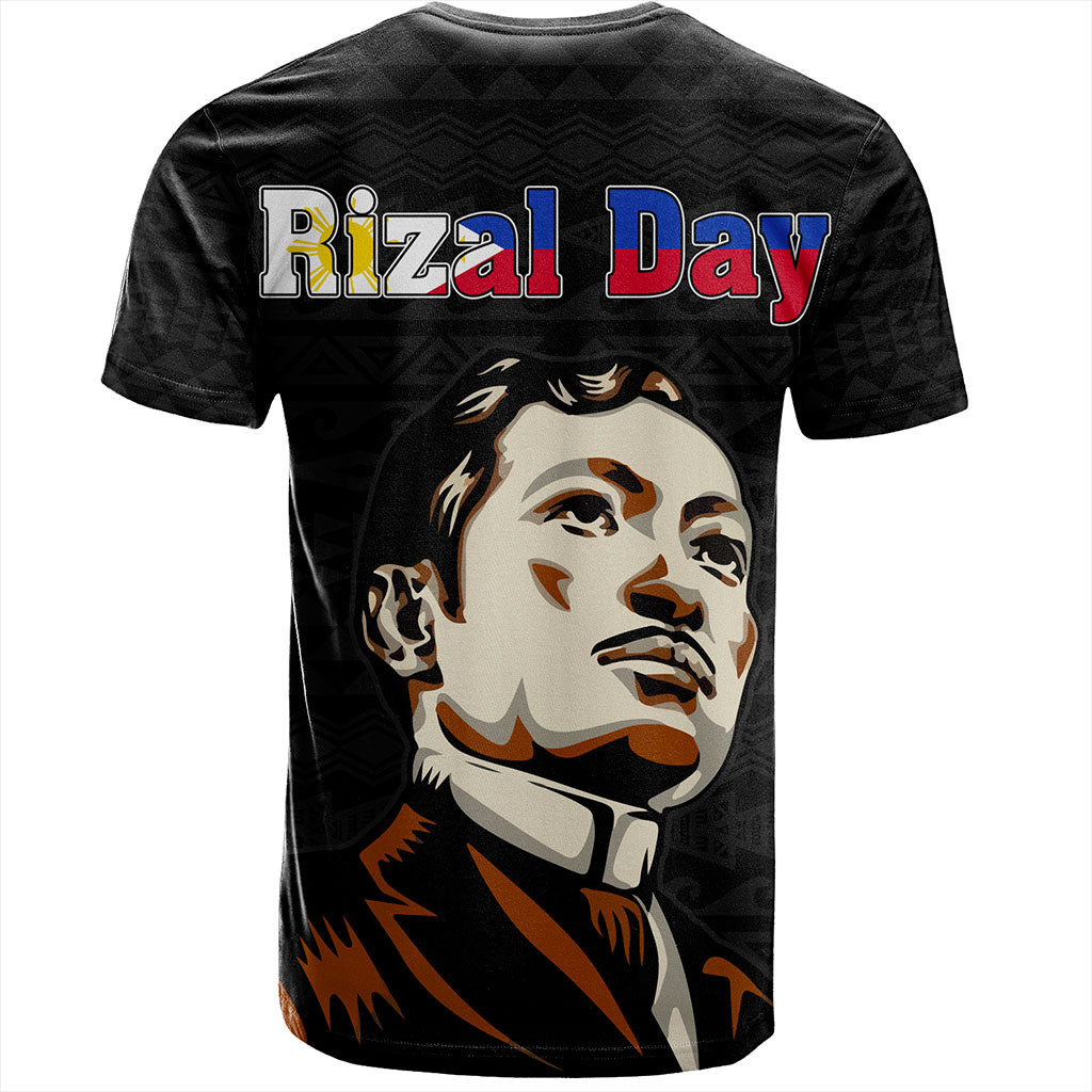 Philippines Filipinos T-Shirt Rizal Day Tribal Crack Style