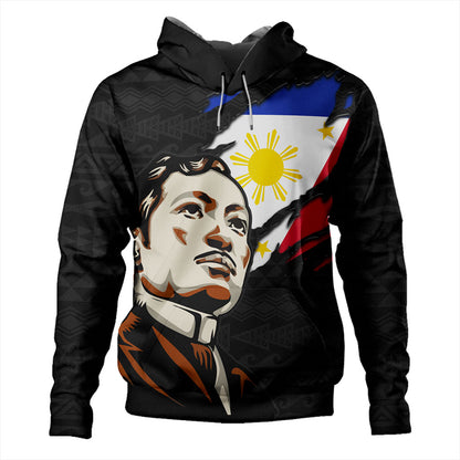Philippines Filipinos Hoodie Rizal Day Tribal Crack Style