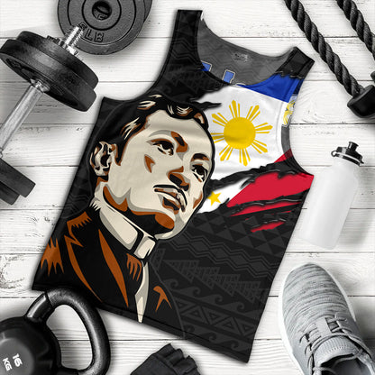 Philippines Filipinos Tank Top Rizal Day Tribal Crack Style