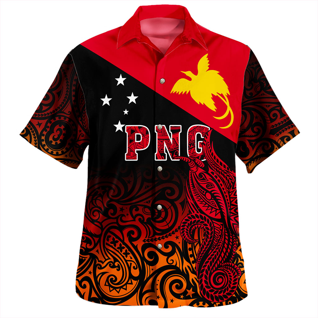 Papua New Guinea Hawaiian Shirt Pride Of Western PNG