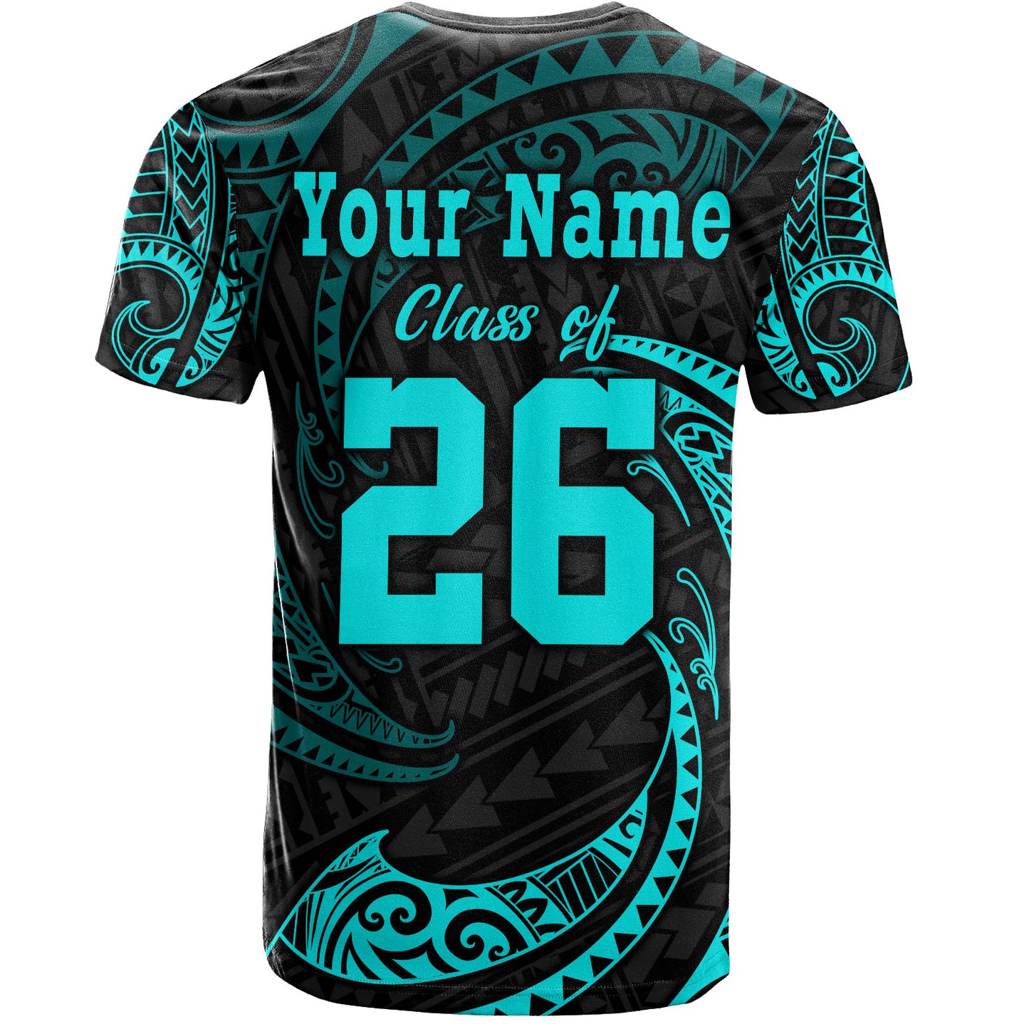 Hawaii T-Shirt Custom Class Of 2026 Tribal Wave