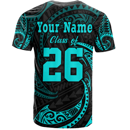 Hawaii T-Shirt Custom Class Of 2026 Tribal Wave