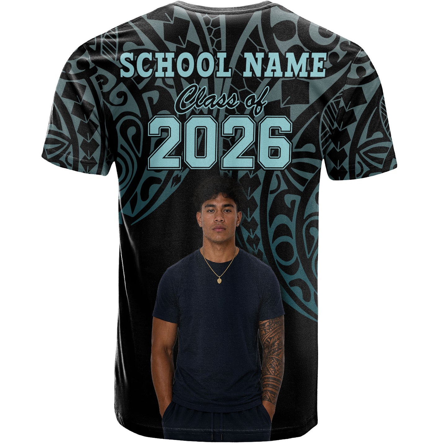 Hawaii T-Shirt Custom Class Of 2026 Kakau Style