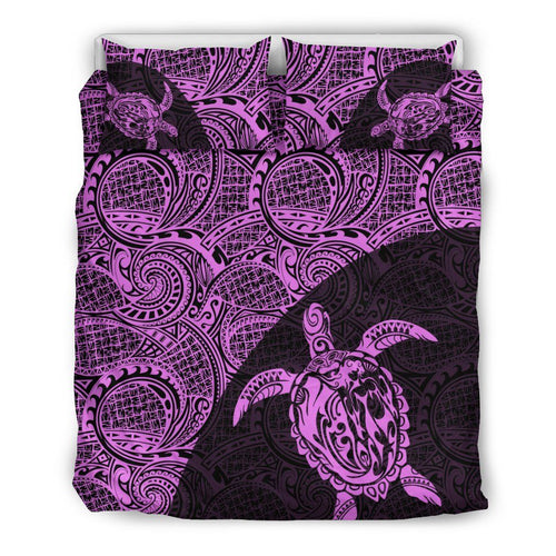 Turtle Mermaid Polynesian Duvet Cover Set 05