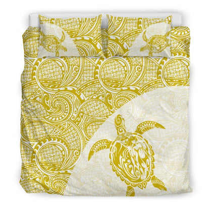 Turtle Mermaid Polynesian Duvet Cover Set 10