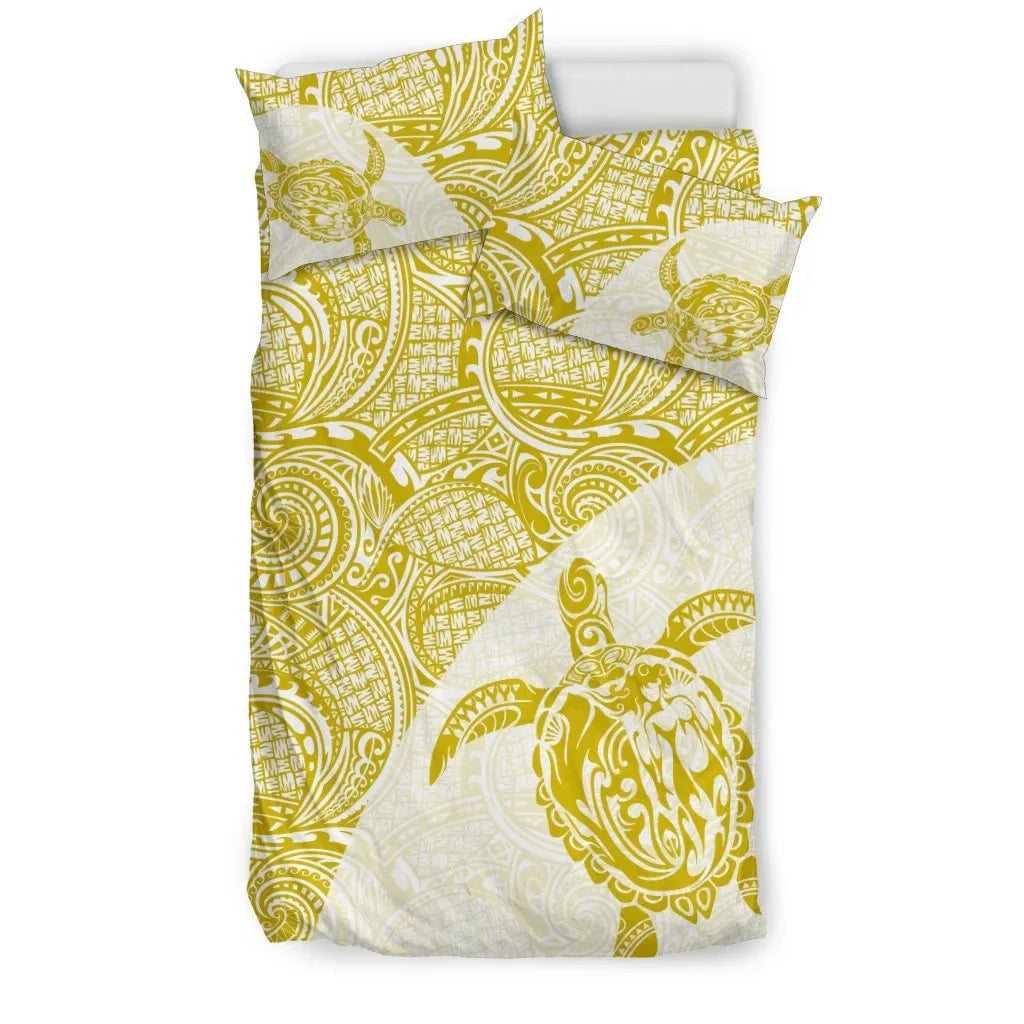 Turtle Mermaid Polynesian Duvet Cover Set 10